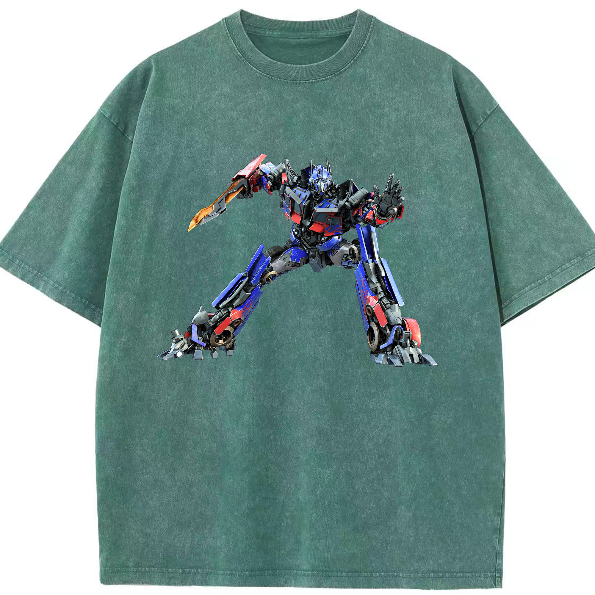 （画像用） Transformers トランスフォーマー 綿100% ヴィンテージ風 半袖Tシャツ（フロントプリント）